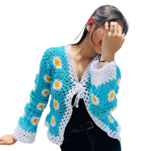 Daisy Crochet Shrug