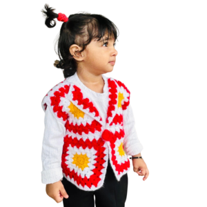 Colourful Granny Square Top