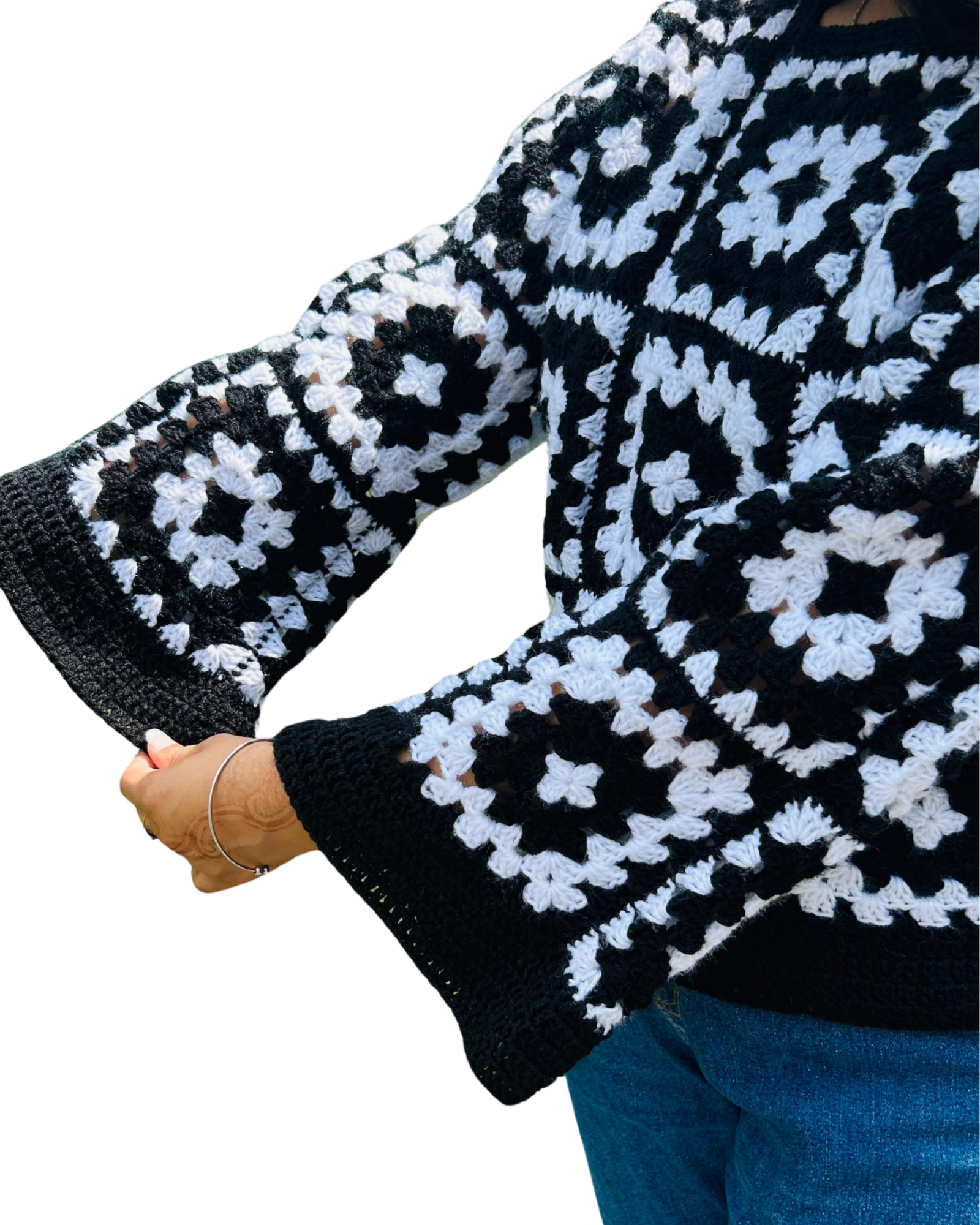 Contrast Weave Top - Image 3