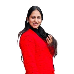 Warm Ruby Crochet Cardigan