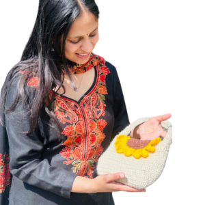 Sunflower Crochet Purse